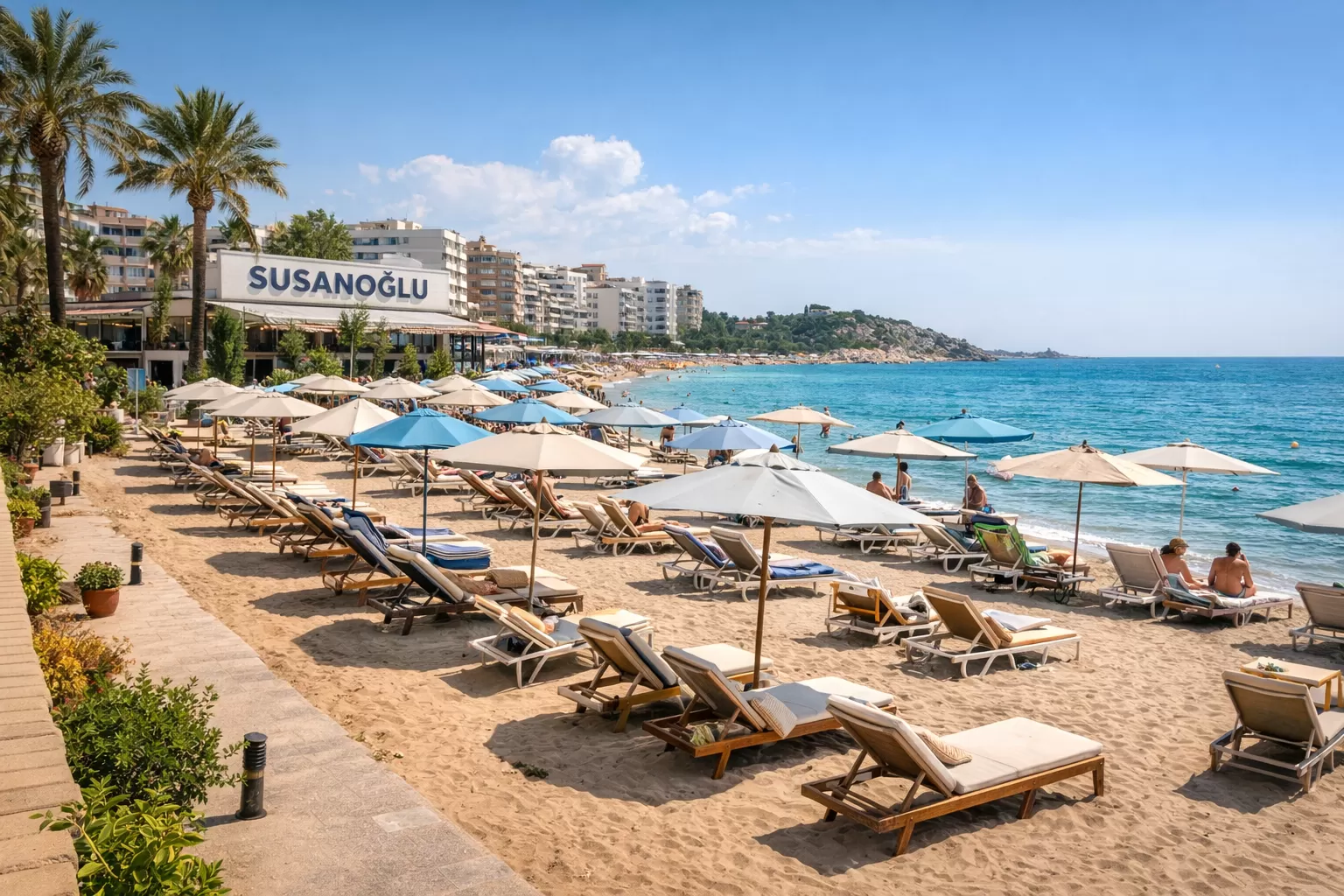Susanoğlu Plajı 2026 Şezlong ve Şemsiye Fiyatları – Güncel Ücretler